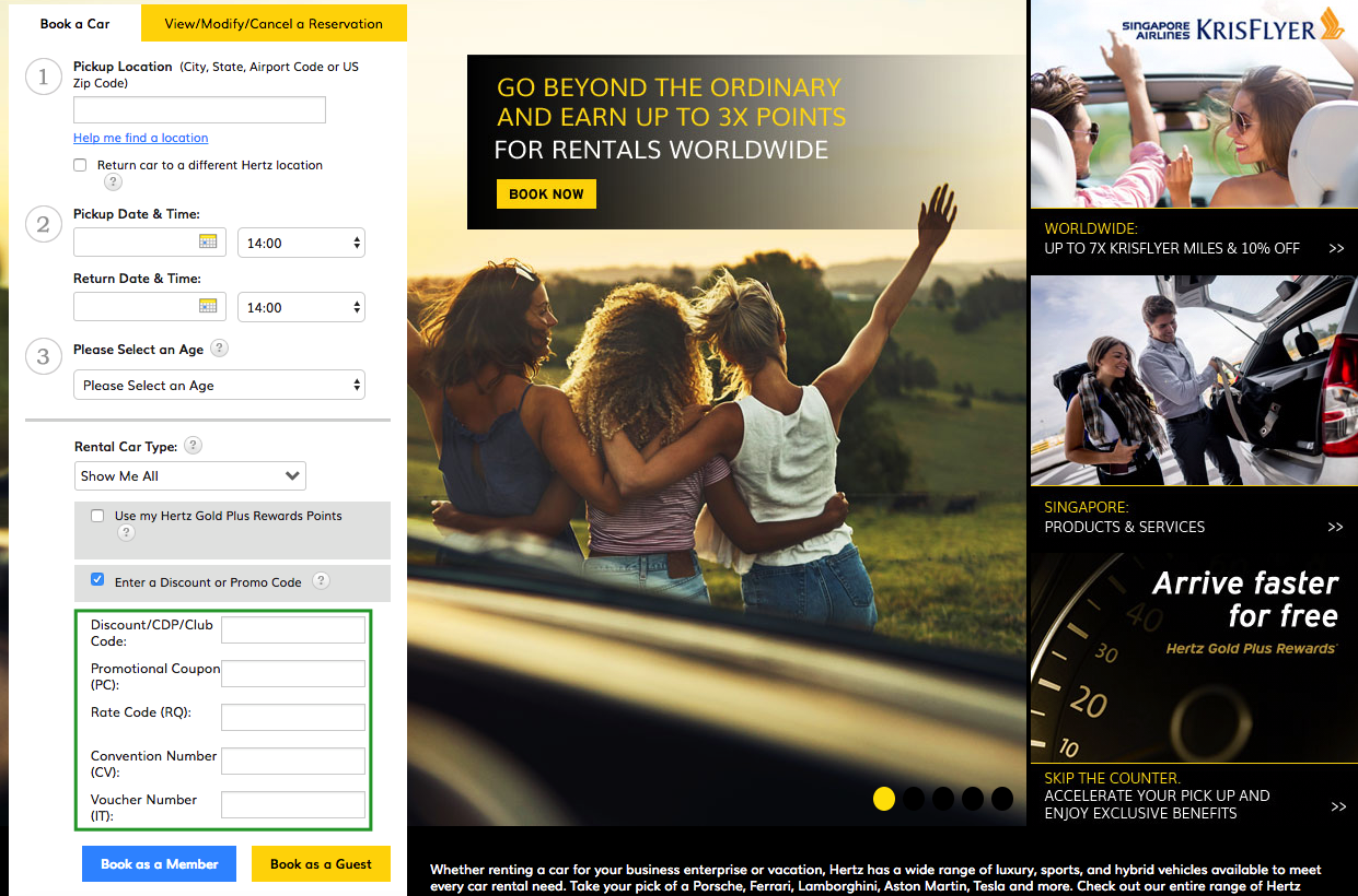 4 Great Tips For Hertz Car Rental And More | Hertz Singapore